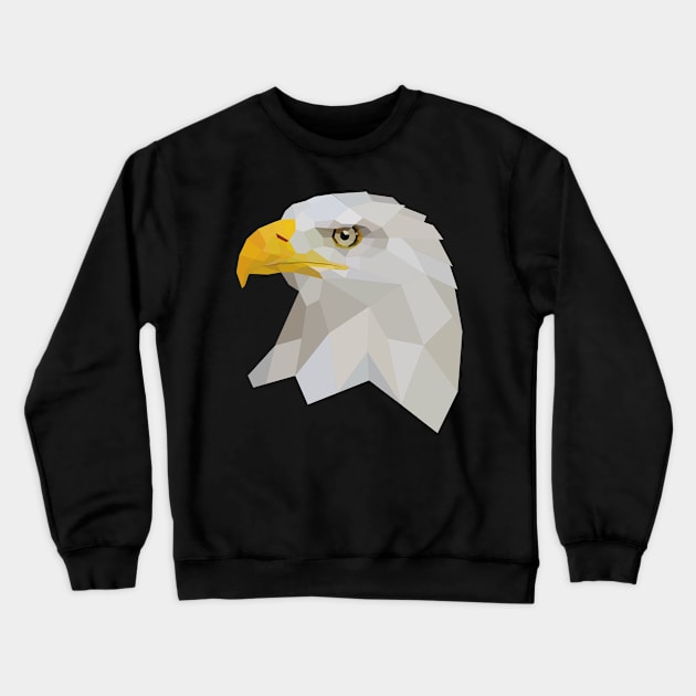 Bald eagle Crewneck Sweatshirt by Onceer